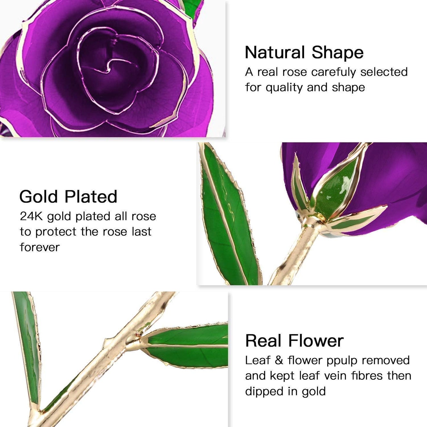 Gold Rose 24K Artificial Flowers