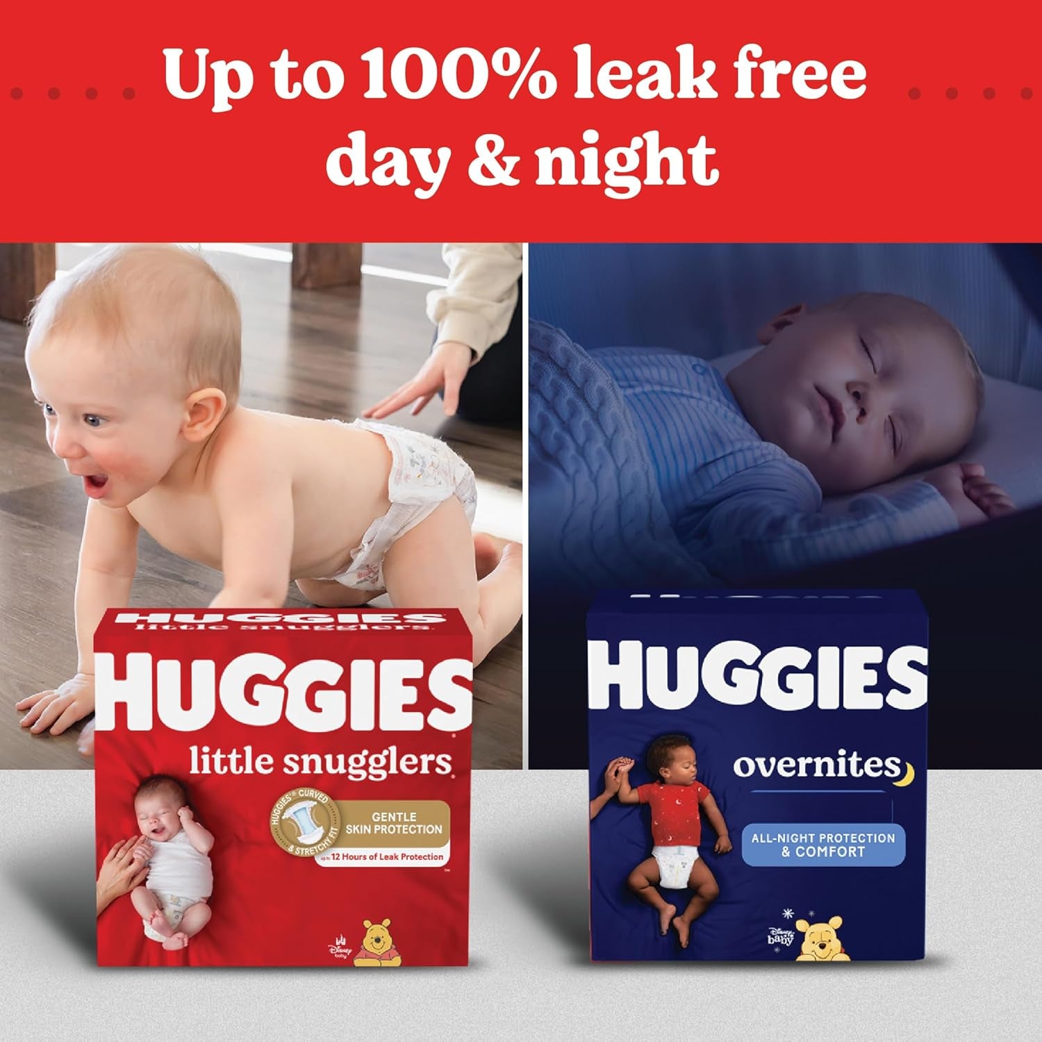 Baby Diapers Size 3 (16-28 Lbs), 156Ct,  Little Snugglers