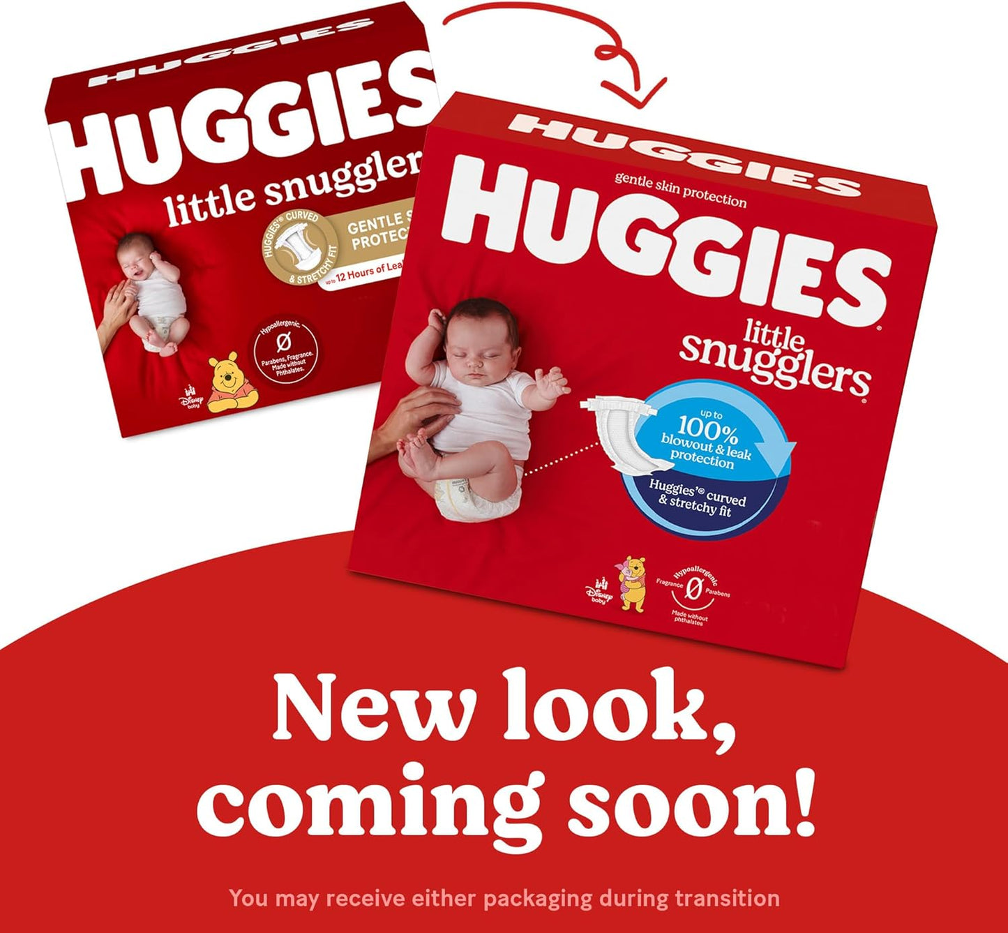 Baby Diapers Size 3 (16-28 Lbs), 156Ct,  Little Snugglers