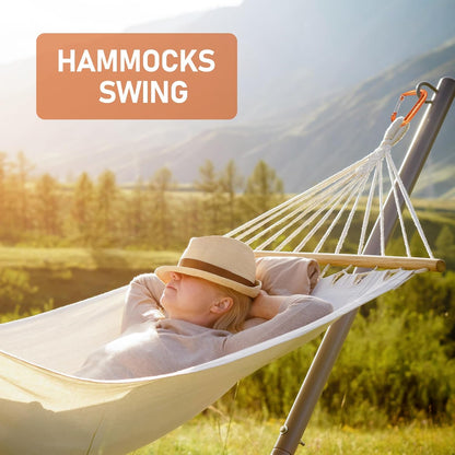 Carabiner Clips Heavy Duty 12Kn (2697 Lbs)-Lightweight Locking Carabiners for Camping, Hiking, Hammock, Dog Leash Harness, Outdoor and Gym Etc, Keychains& Utility